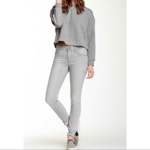 7 For All Mankind Gray Skinny Jeans